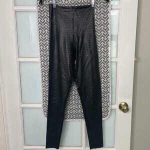 Commando | Faux Leather Animal Legging